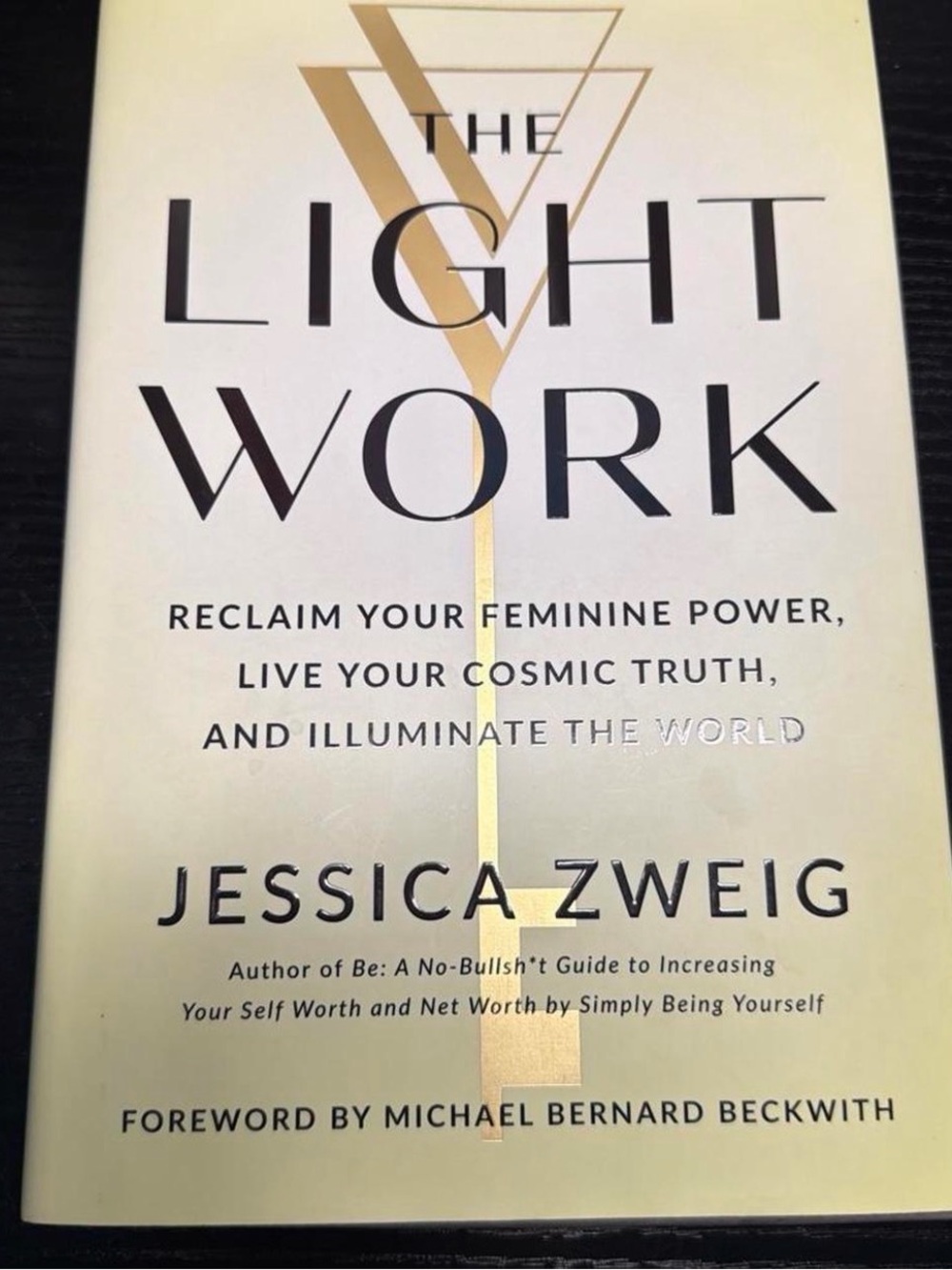 Jessica The Light Work — Gold & Cream Feminine Power Cover